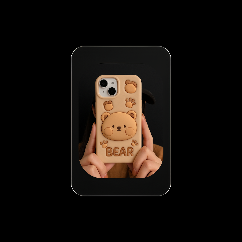 🧸 Cuddle Bear 3D Soft Case