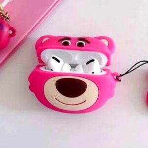 BerryBear HugCase™ – Lotso Edition 🍓 Cute, Cuddly, and Covered in Charm.