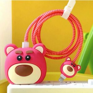 🧸 BerryBear Charger Case 💗 Cuteness Charged to 100%