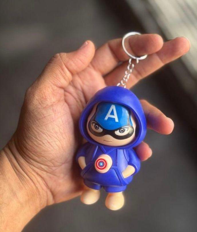 MiniShield Hero™️ Keychain 🛡️ Justice in your pocket. Flip to power up.