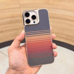 Magnetic Borderless Woven Texture Case